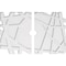 Ekena Millwork Novo Architectural Grade PVC Ceiling Medallion, 40"W x 26 5/8"H x 3"ID x 14 1/4"C x 1"P, Two-Piece CMP40X26NO2-03000 - alternate 1